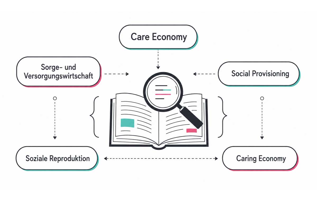 Lost in Translation:
Care-Ökonomie, Sorge- und Versorgungswirtschaft, Soziale Reproduktion, Social Provisioning, Caring Economy?
Blog Mascha Madörin